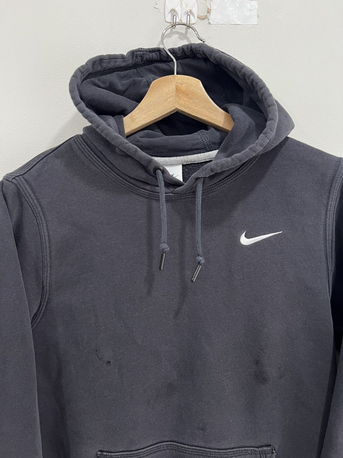 Vintage Vintage Y2K Nike Hoodie sweater swoosh check Size US S / EU 44-46 / 1 - 2 Thumbnail