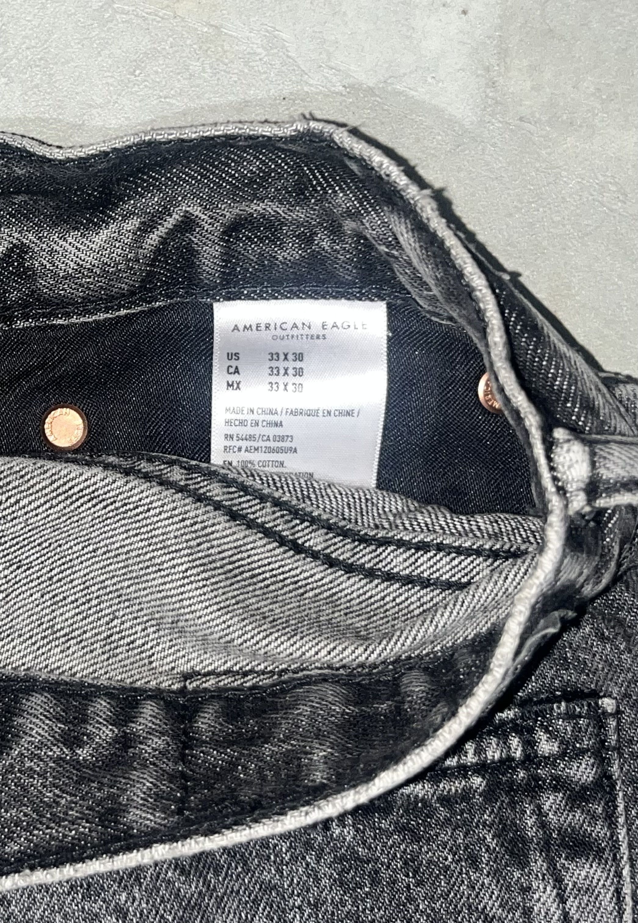 American Eagle Outfitters American Eagle Mens 90's Style Jeans. Size US 33 - 3 Thumbnail