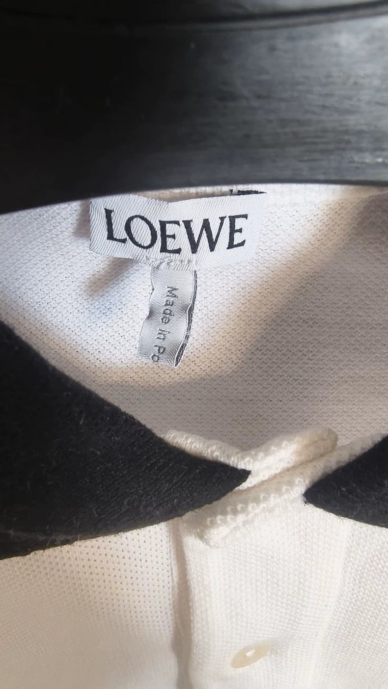 Loewe LOEWE White polo shirt Size M / US 6-8 / IT 42-44 - 5 Thumbnail