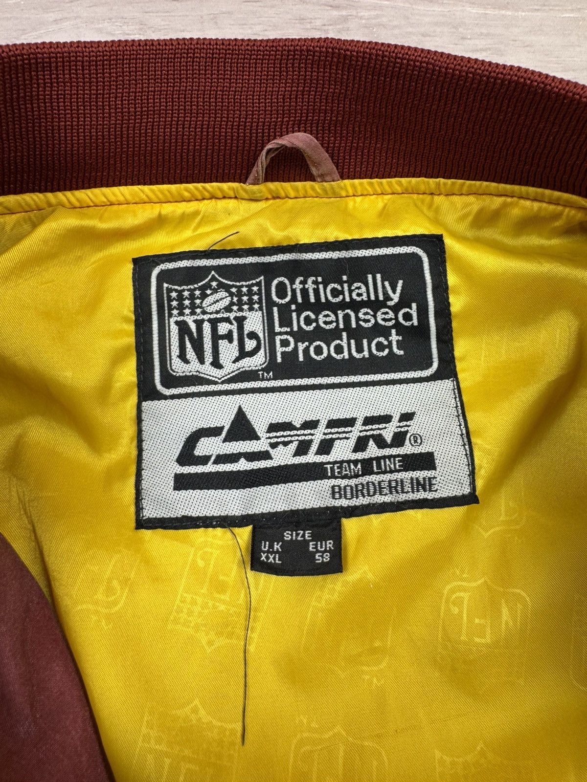 NFL Vintage Red Skins Washington Campri NFL Bomber Jacket Size US XXL / EU 58 / 5 - 14 Thumbnail