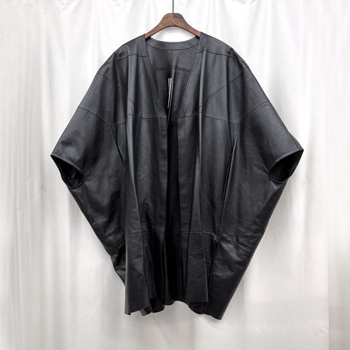 Rick Owens Rick Owens Leather Cape Size S / US 4 / IT 40 - 1 Thumbnail