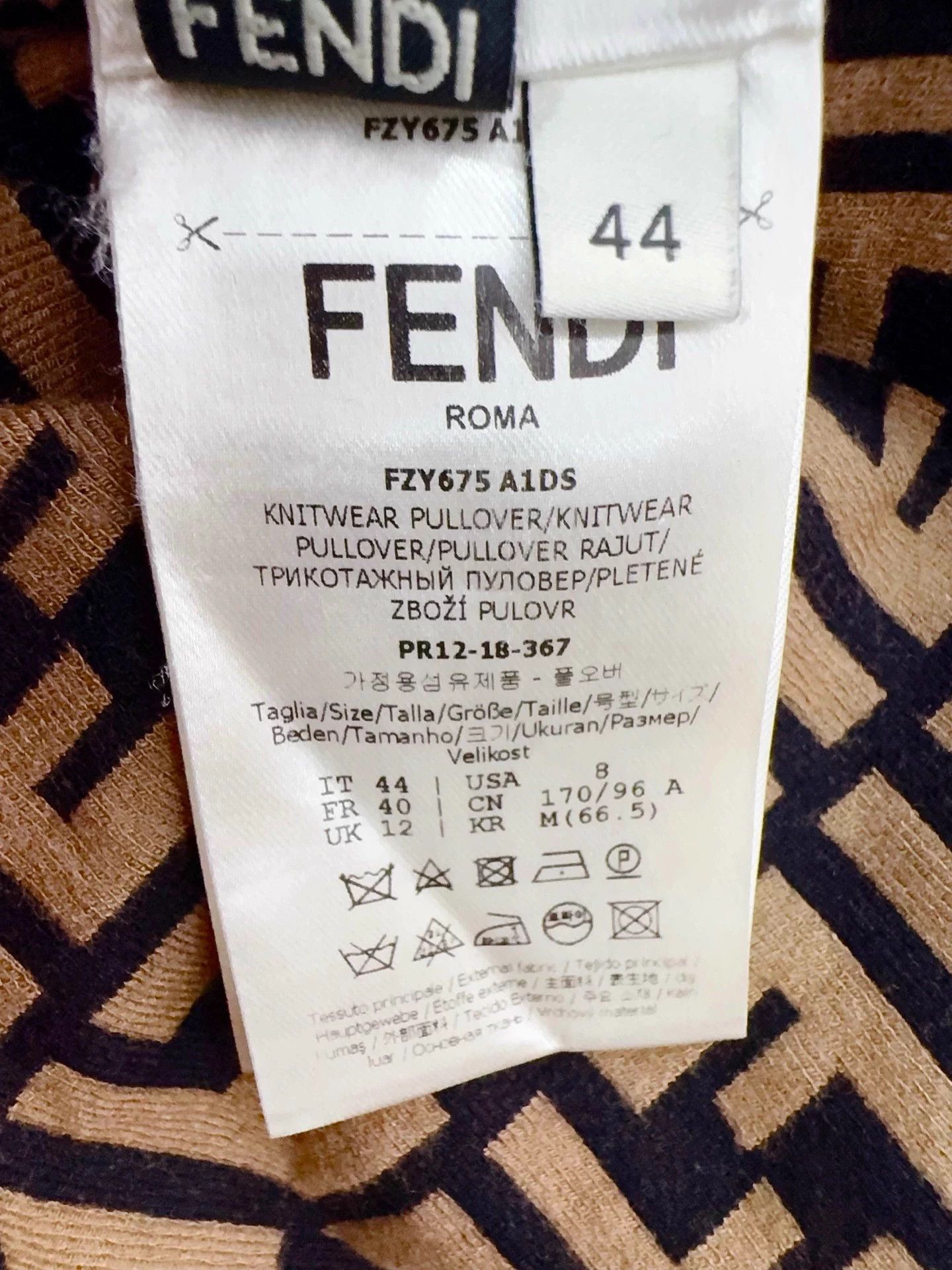 Fendi Fendi Women's New With Tags Top 44 Size M / US 6-8 / IT 42-44 - 5 Thumbnail