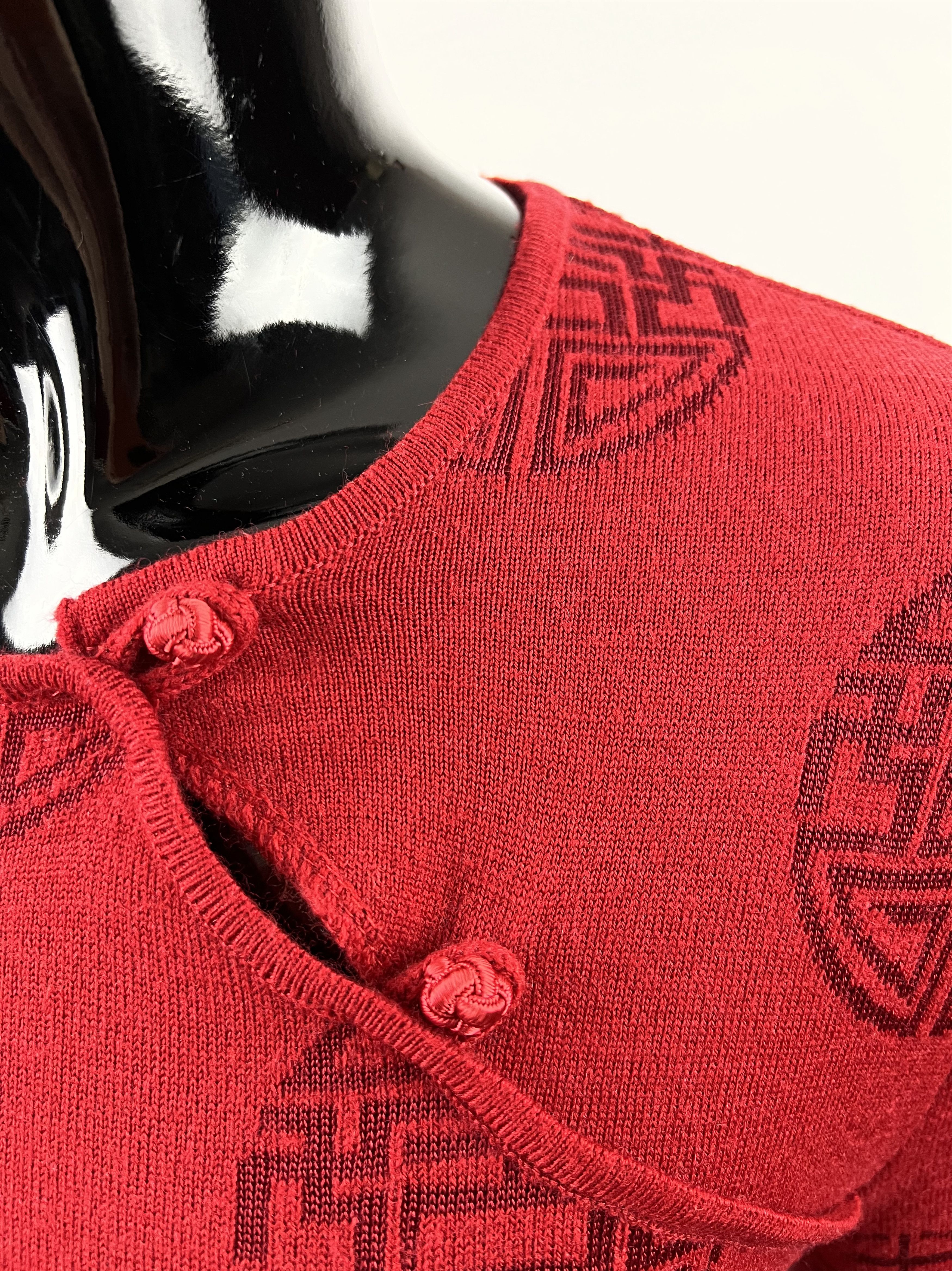 Designer × Vintage Azuleros France Rare Vintage Wool Knit Sweater Size M Size M / US 6-8 / IT 42-44 - 6 Thumbnail
