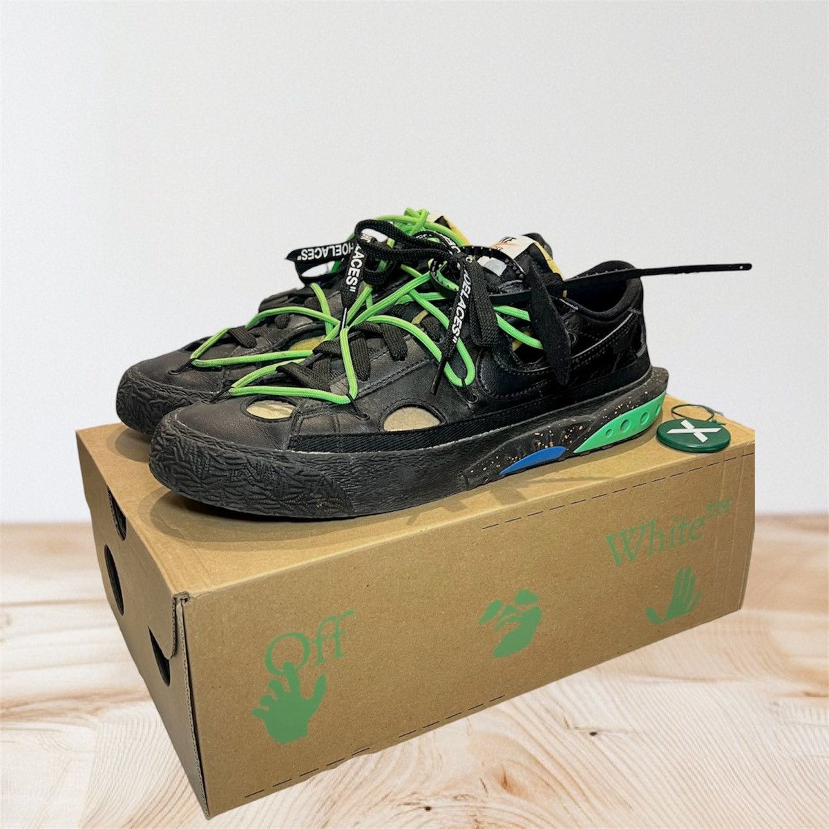 Nike × Off-White (offers🤝)Off White x Nike Blazer almost new💫 Size US 8 / EU 41 - 1 Thumbnail