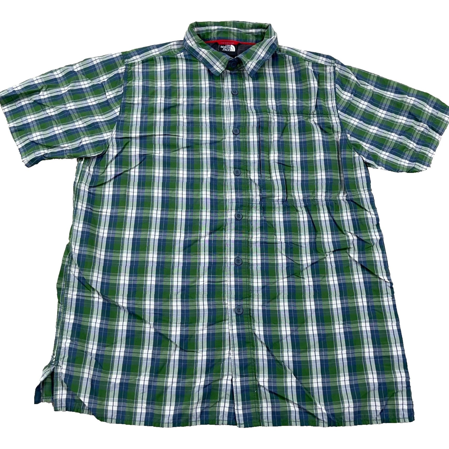 The North Face The North Face Shirt Men Medium Green Plaid Button-Up Casual Travel Pocket A74 Size US M / EU 48-50 / 2 - 2 Thumbnail