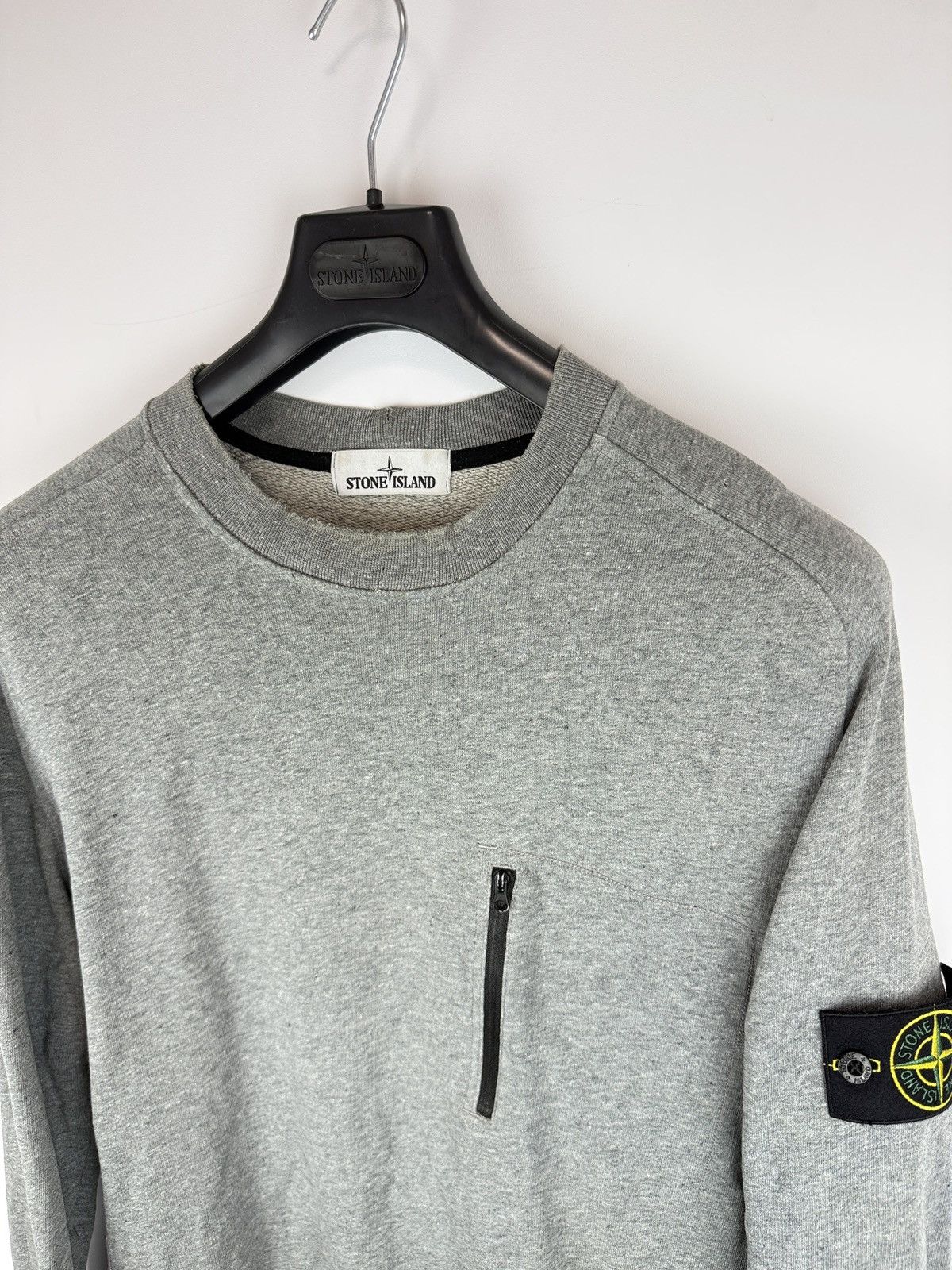 Stone Island Grey Stone Island pocket sweatshirt Size US L / EU 52-54 / 3 - 2 Thumbnail