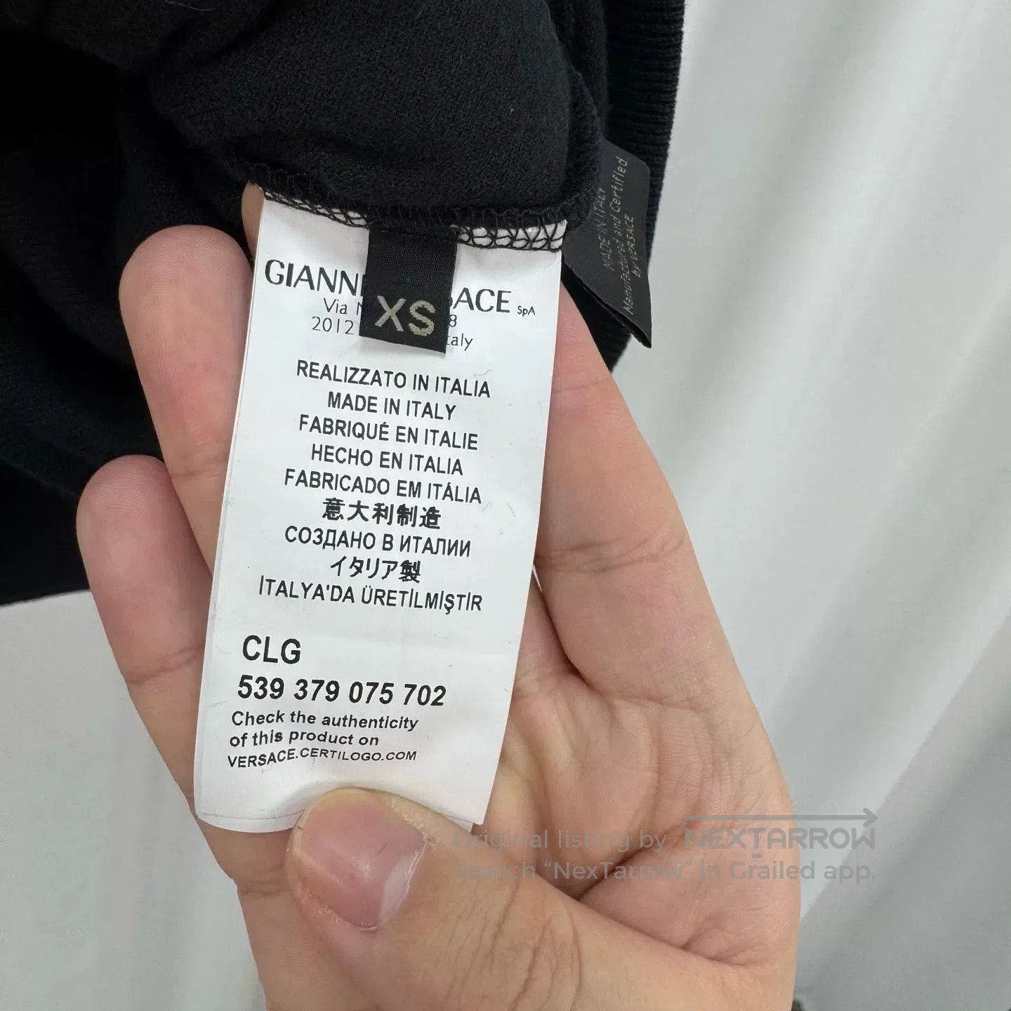 Versace versace black velvet zip. Size XS / US 0-2 / IT 36-38 - 6 Thumbnail