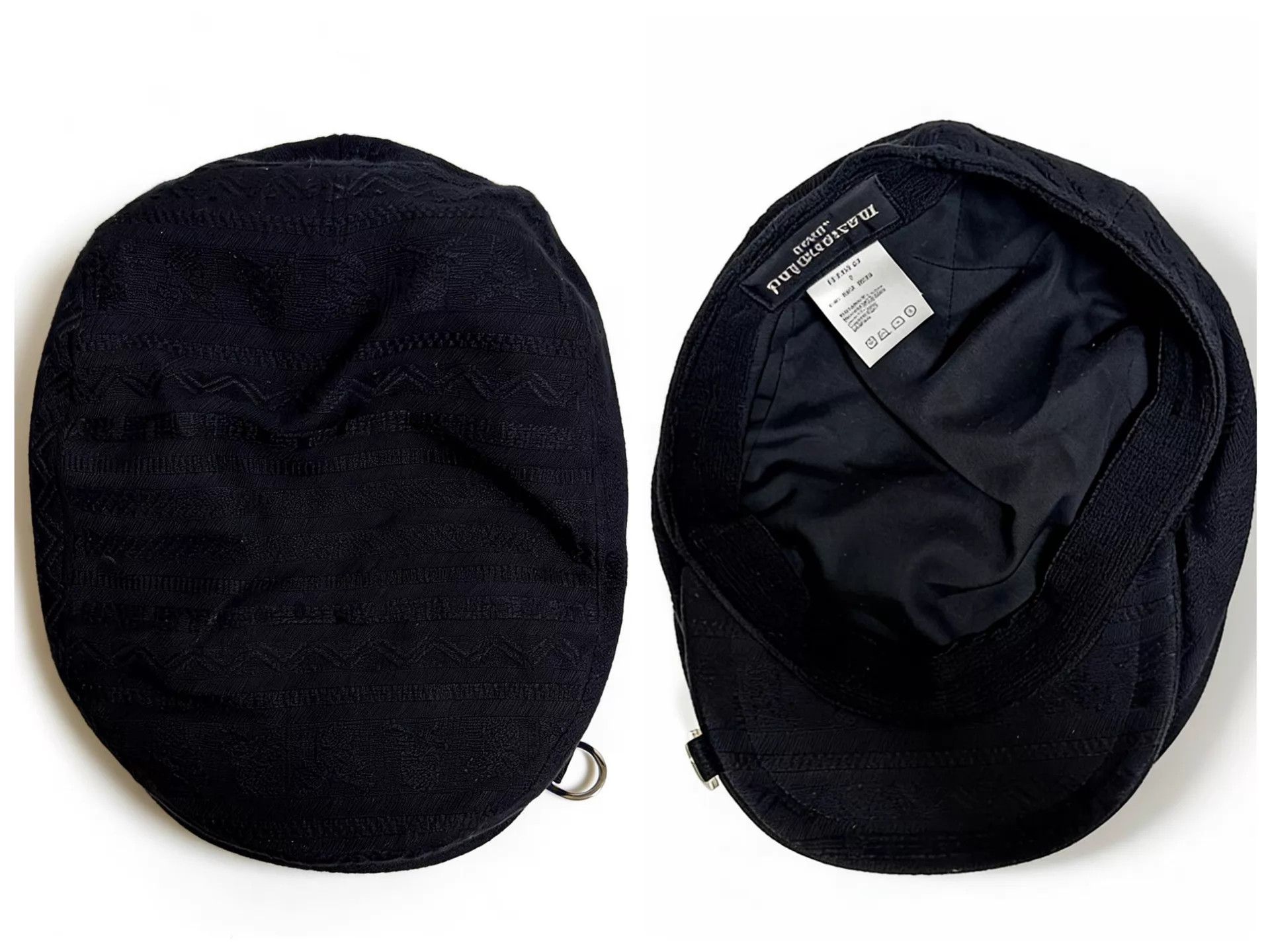 Mastermind Japan MMJ 10SS Ethnic Pattern Skull D-ring Metal Vents Flat Cap M Size ONE SIZE - 8 Thumbnail