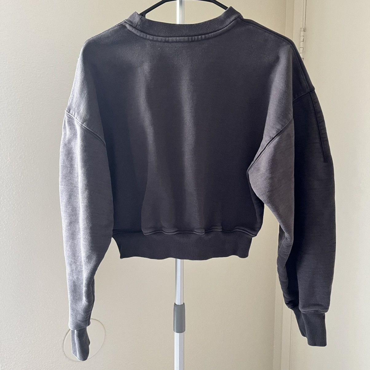 RECTO Recto Llege-logo Cropped Sweatshirt Gray Unisex One Size Size US S / EU 44-46 / 1 - 5 Thumbnail