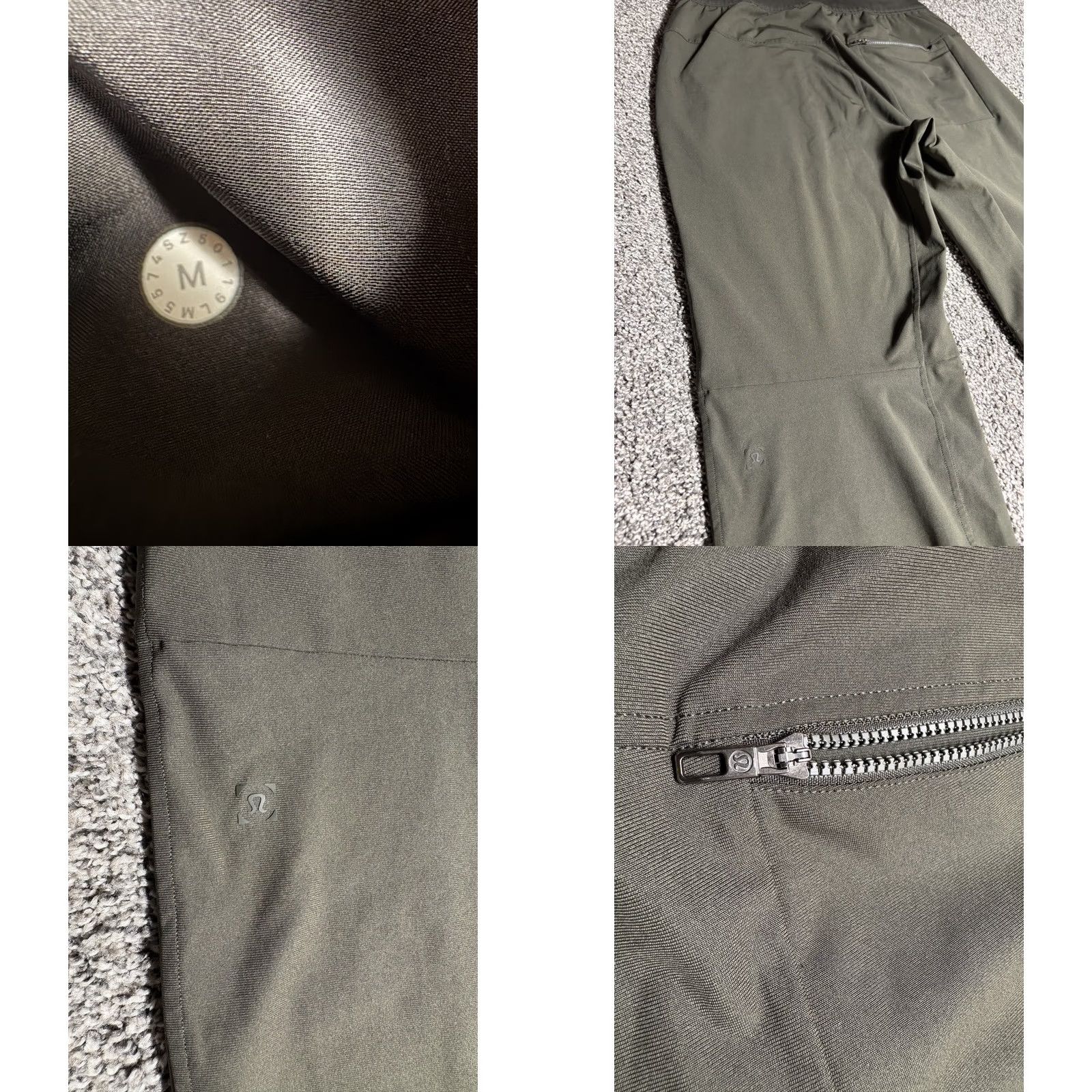 Lululemon Lululemon ABC Jogger Pants Men Medium Green Olive Stretch Warpstreme Gym LM5574s Size US 31 - 8 Thumbnail