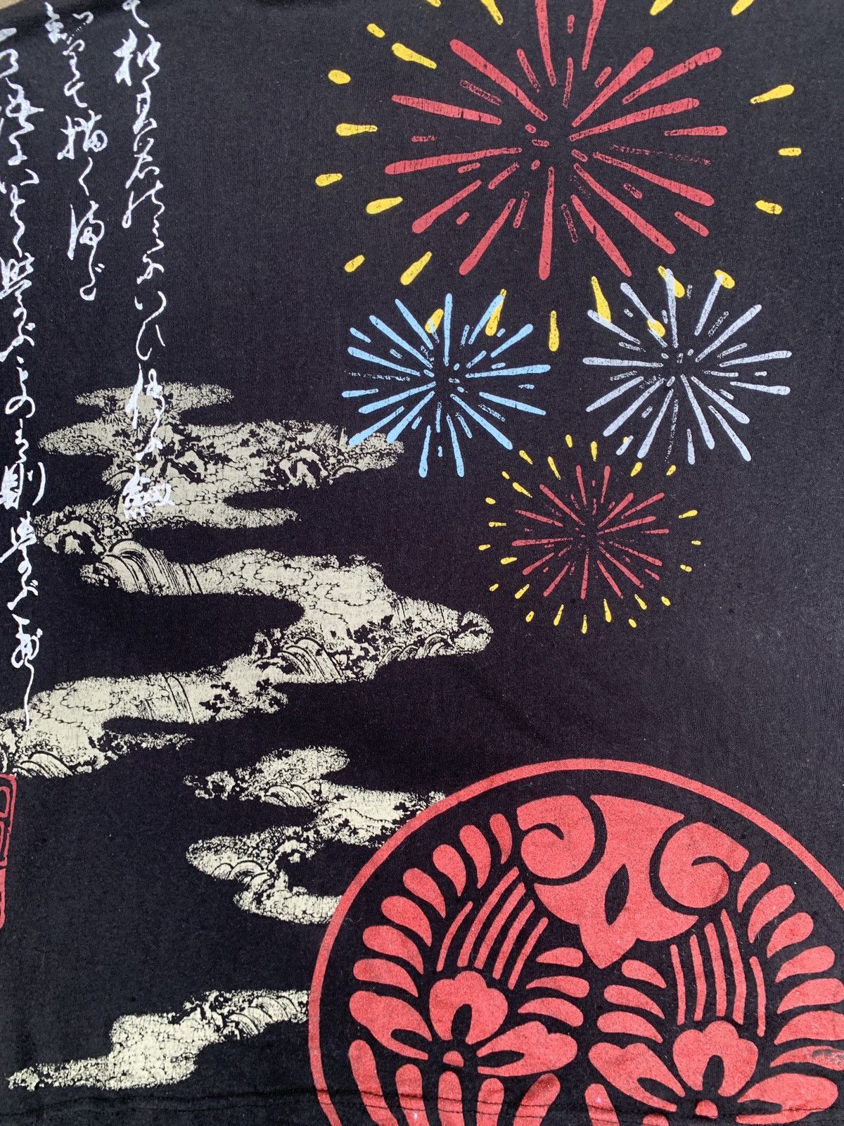 Bullet Noise × Japanese Brand 2000s Bullet Noise Japan Fireworks Traditional Oriental Tee Size US XL / EU 56 / 4 - 3 Thumbnail