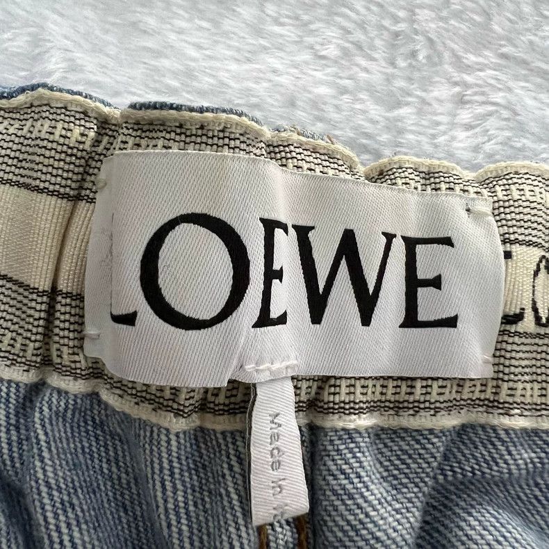 Loewe LOEWE sizeM Blue side striped pull-up trousers Size 27" / US 4 / IT 40 - 3 Thumbnail