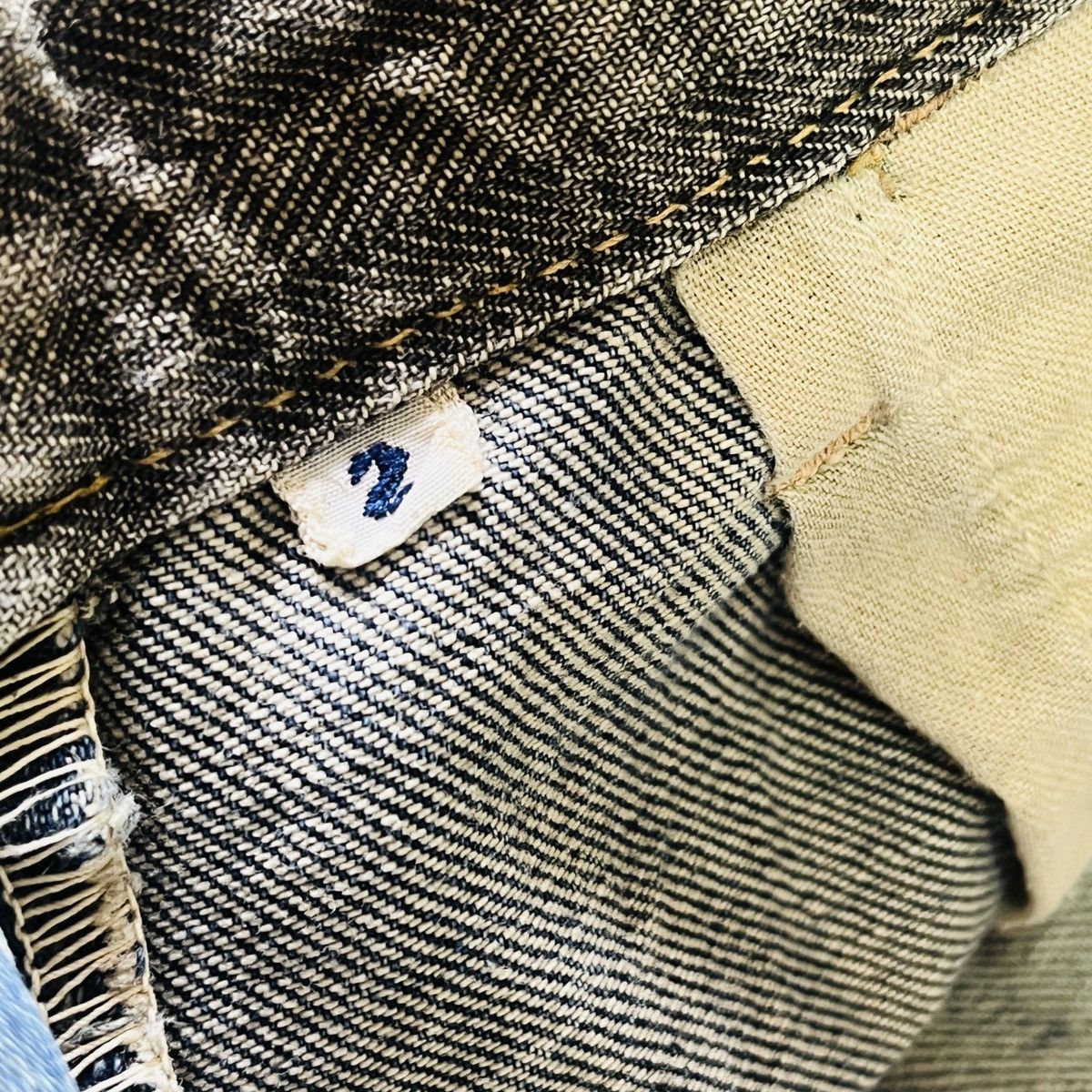 Le Grande Bleu (L.G.B.) × Vintage Vintage BLUE Grande Faded Acid Wash Denim Jeans Size US 29 - 21 Thumbnail