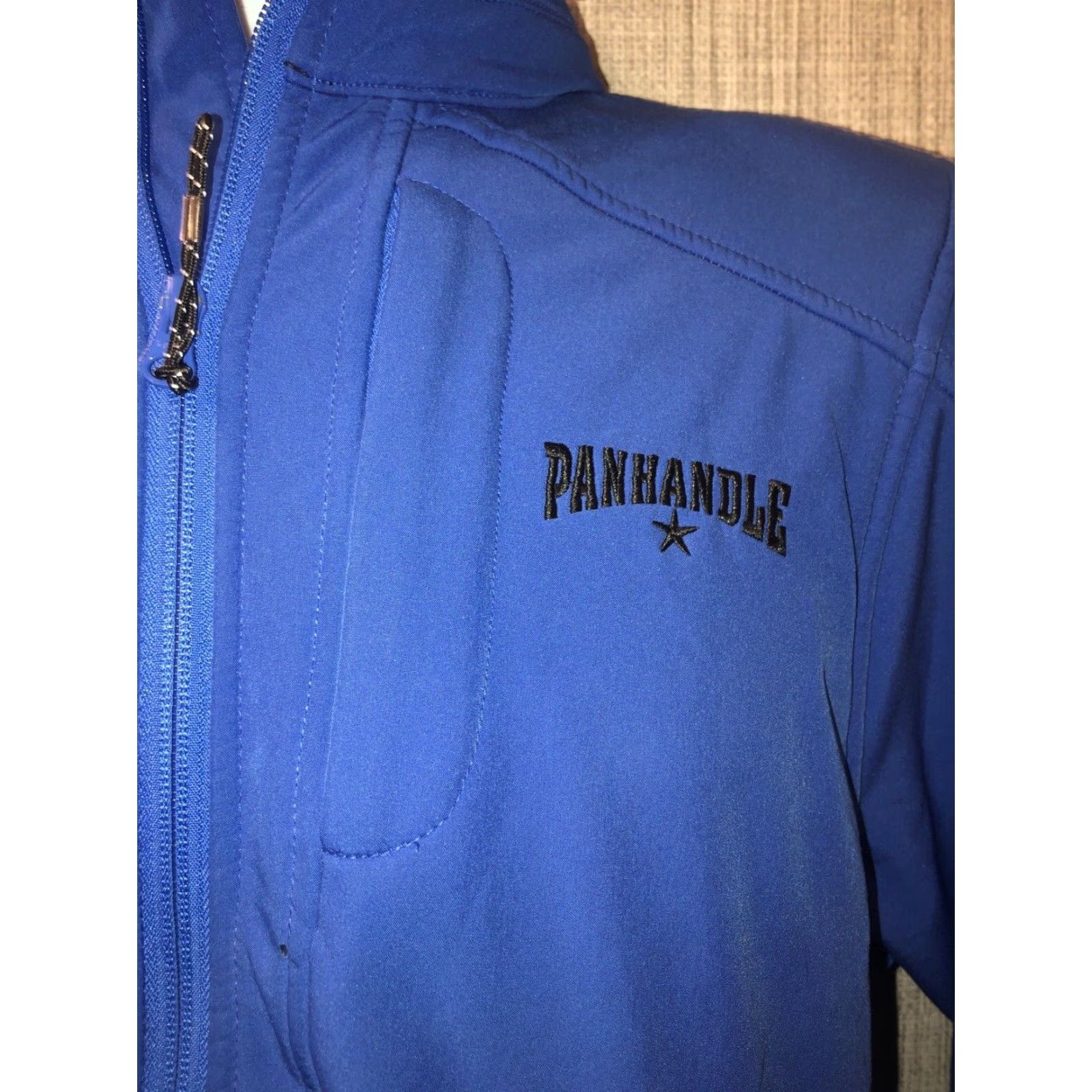Vintage VINTAGE Powder River Outfitters Cowboy Jacket Mens M Blue Panhandle Rockeroll Theme 90s? (if 90s applicable) Mens Size US M / EU 48-50 / 2 - 2 Thumbnail