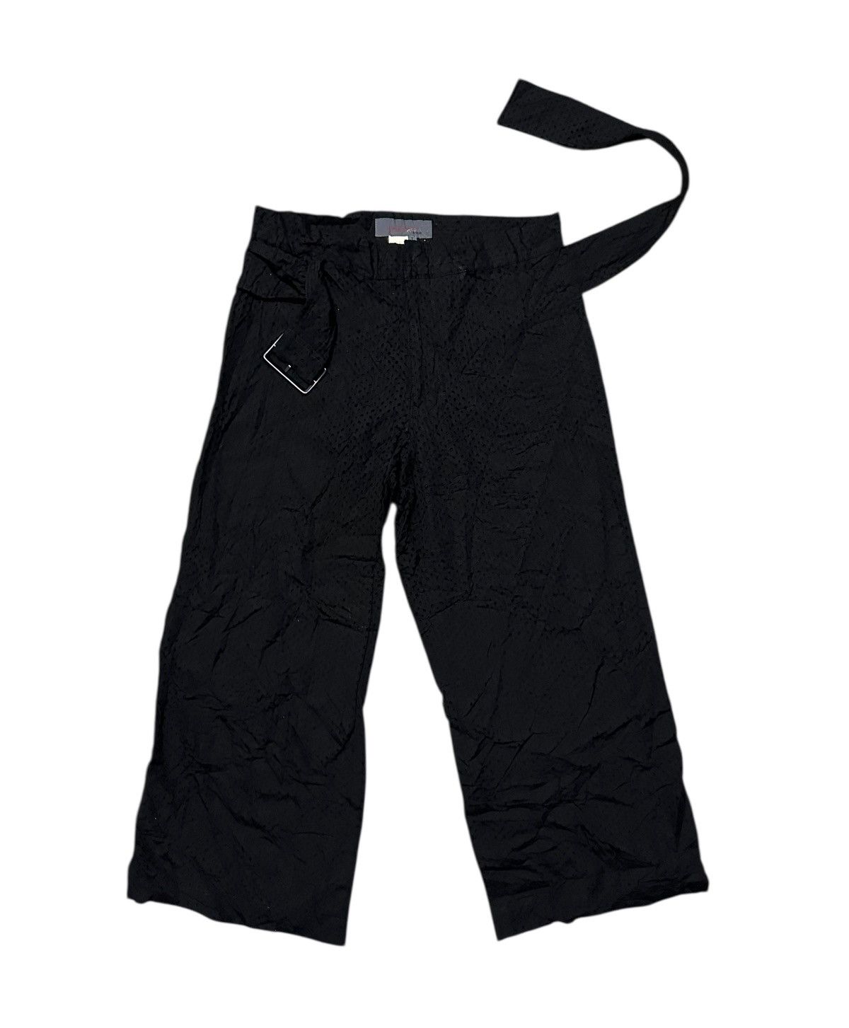 Yohji Yamamoto Yohji Yamamoto + noir signature hole-type pants size 28 Size 28" / US 6 / IT 42 - 2 Thumbnail