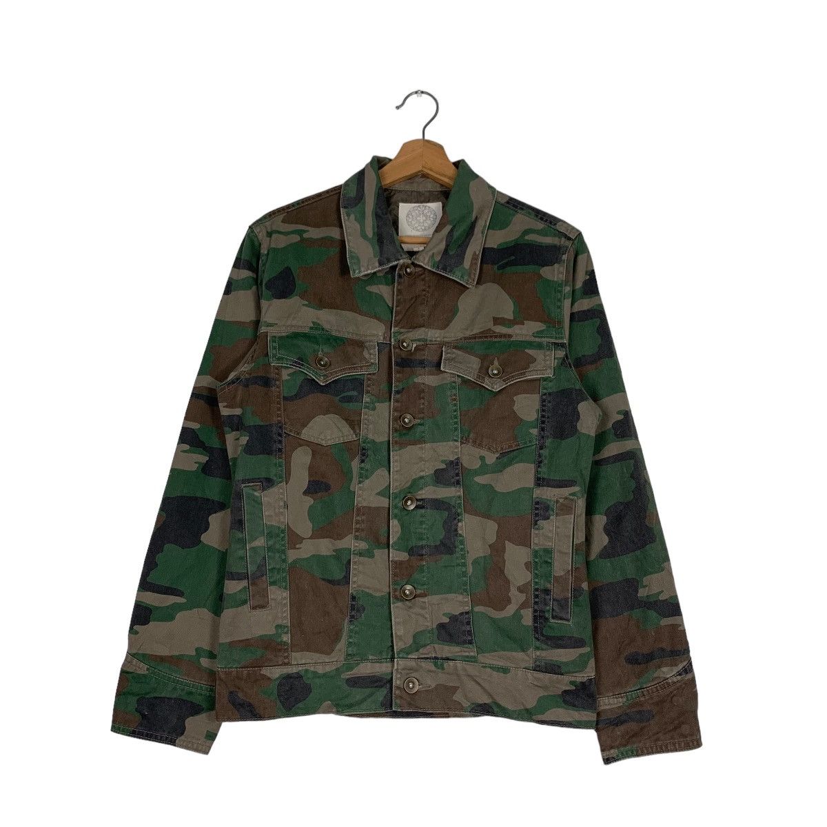 Japanese Brand Army Military Style Camo Type 3 Jacket #0833-C37 Size US S / EU 44-46 / 1 - 1 Thumbnail