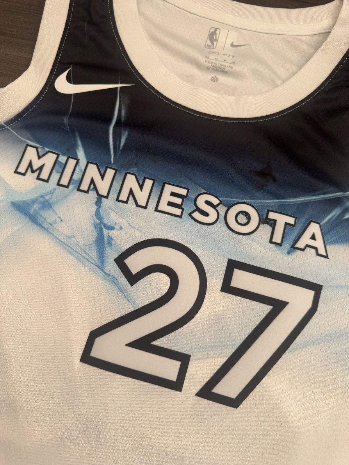 Nike Rudy Gobert #27 MN Timberwolves NBA City Edition Jersey Size US M / EU 48-50 / 2 - 3 Thumbnail