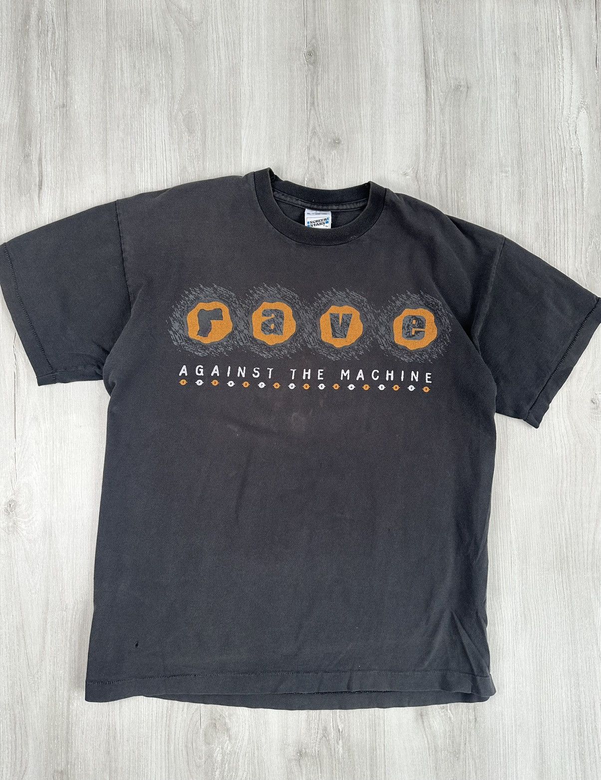 Band Tees × Vintage RAVE Against The Machine Vintage Band Tee Size US XL / EU 56 / 4 - 1 Thumbnail