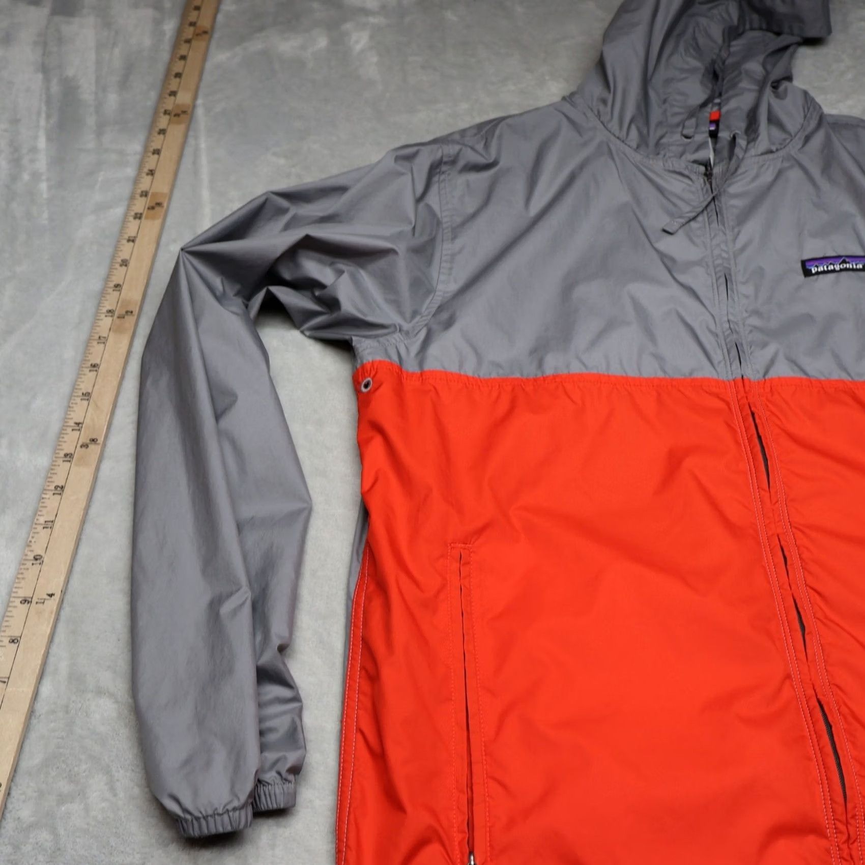 Patagonia Patagonia Jacket Mens Medium Orange Lightweight Full Zip Windbreaker Casual Travel Size US M / EU 48-50 / 2 - 2 Thumbnail