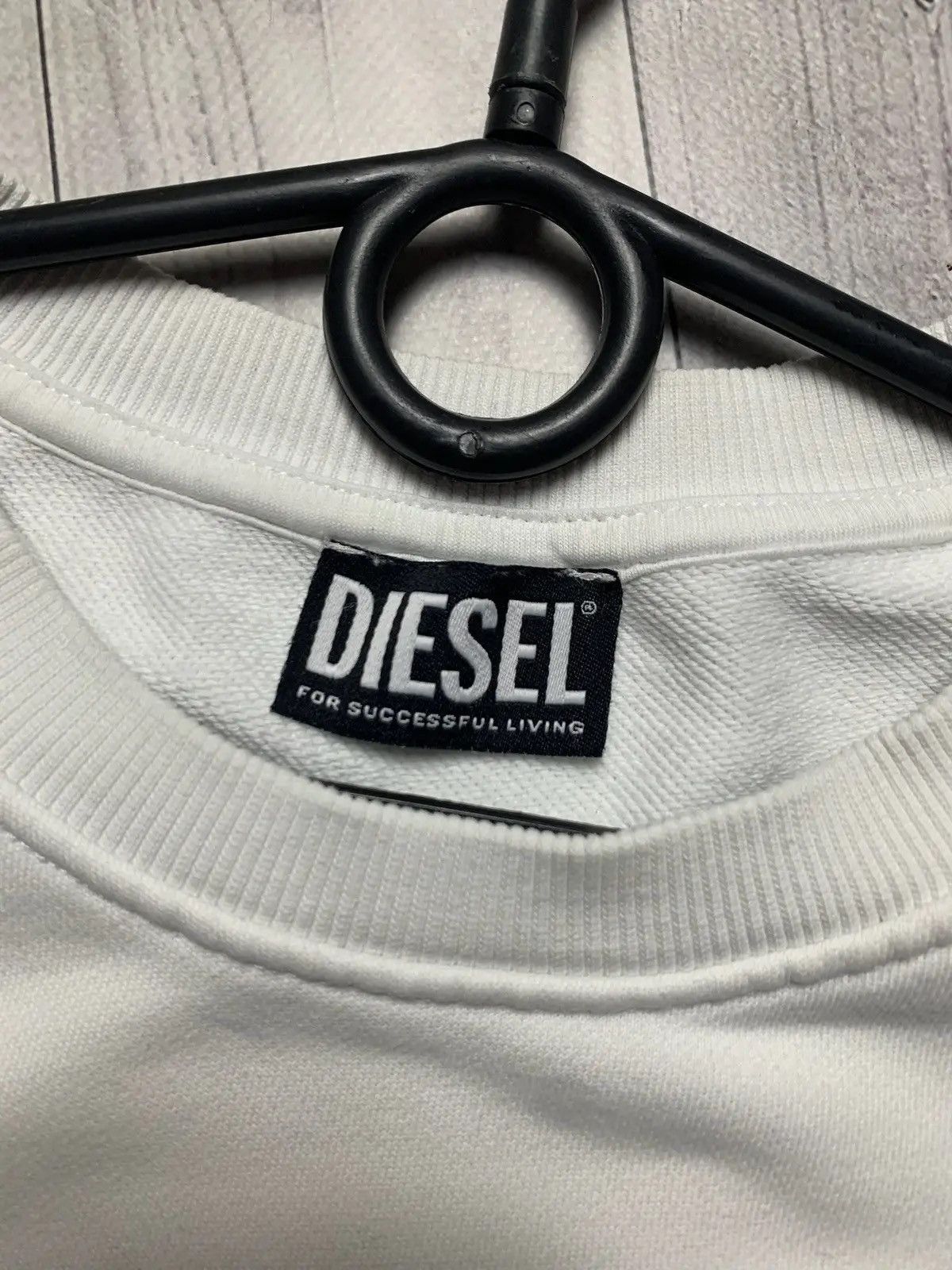 Diesel Vintage Diesel sweatshirt central logo Ford style XL Size US XL / EU 56 / 4 - 4 Thumbnail
