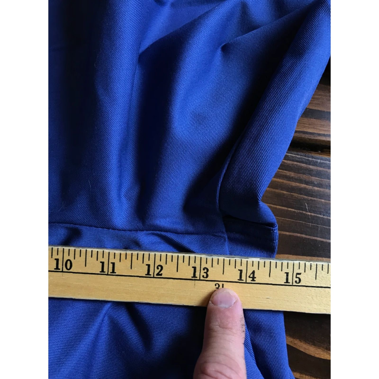 Sears VINTAGE Sears Pants Women 18 Blue Straight Leg Regular Inseam 30 in Chino Pockets Classic 30 in RN45961 Size 24" / US 00 / IT 34 - 8 Thumbnail