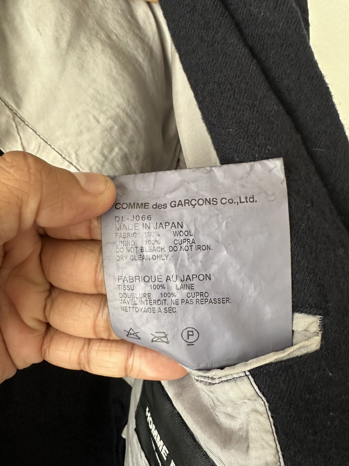 Comme des Garcons Homme Deux Comme Des Garcon Homme Duex Wool Blazer Size US S / EU 44-46 / 1 - 12 Thumbnail