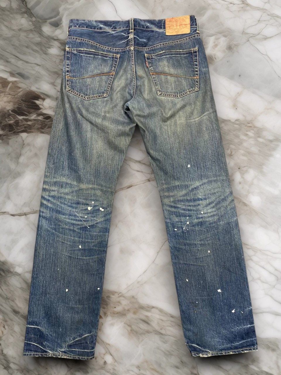 Japanese Brand japan soul of freedom paint splatter denim nice design Size US 34 / EU 50 - 2 Thumbnail