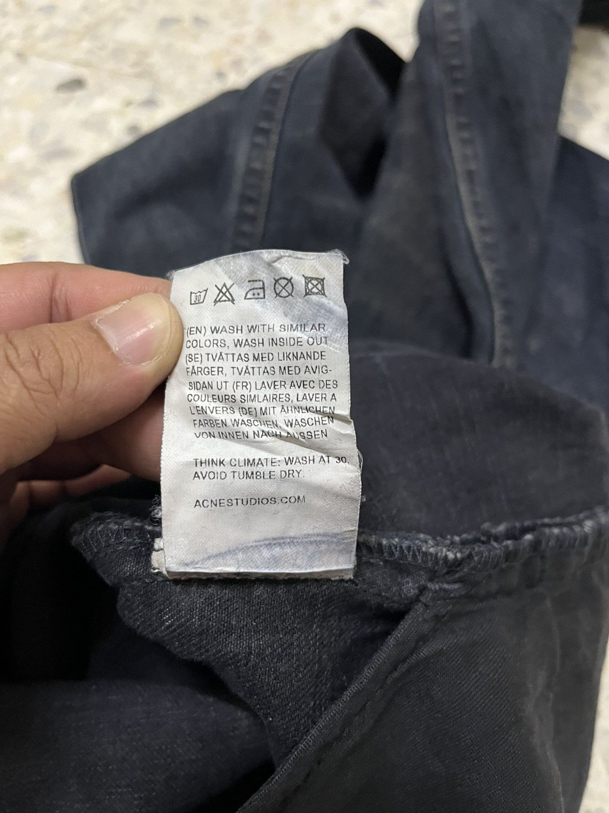 Acne Studios Acne Studios Roc Lana model Black Denim Jeans Size US 30 / EU 46 - 8 Thumbnail