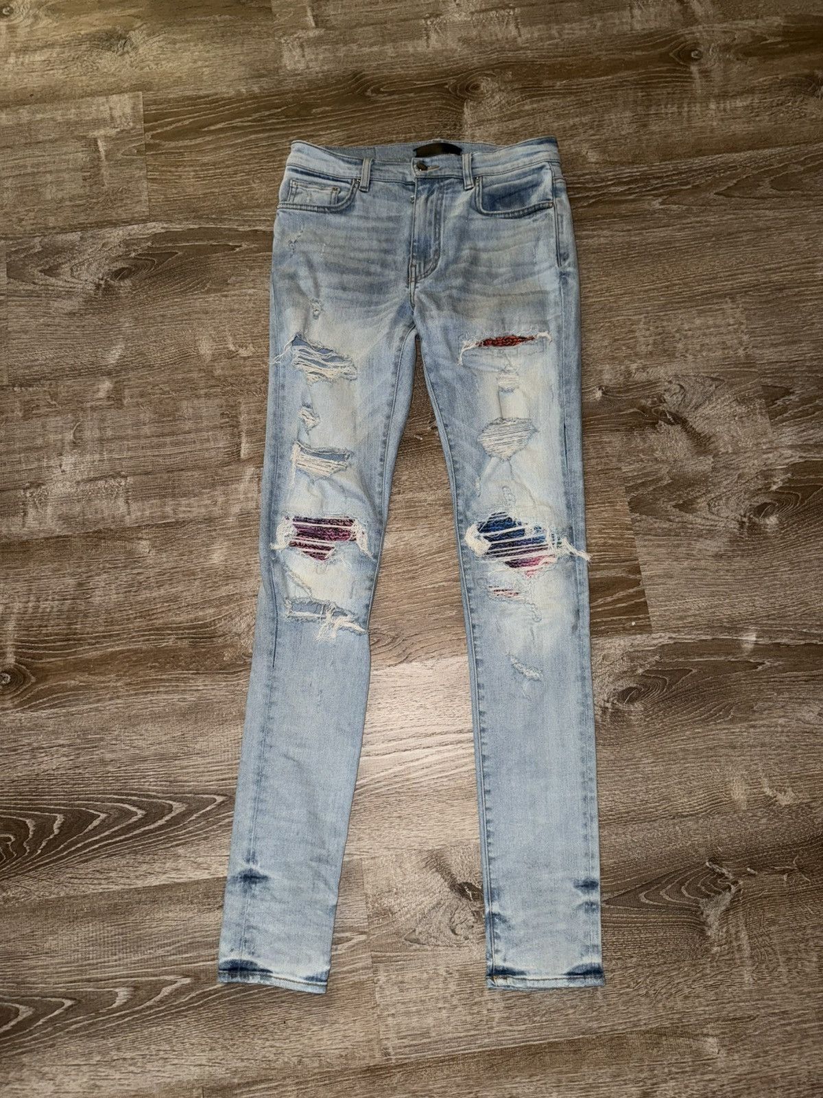 Amiri Amiri Patch Jeans Size US 30 / EU 46 - 1 Thumbnail
