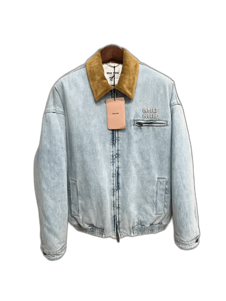 Miu Miu Miumiu Corduroy Denim Jacket Brand New-yf Size US L / EU 52-54 / 3 - 1 Thumbnail