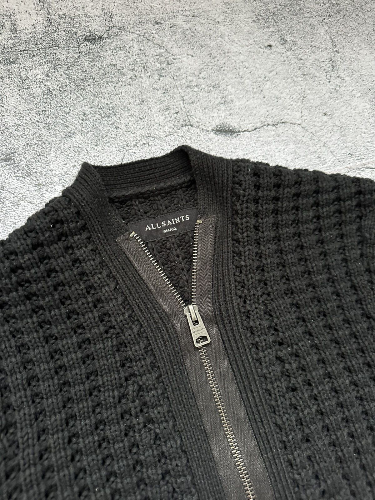 Allsaints Cable Knit Allsaints If Six Was Nine Style Zip Sweater Size US M / EU 48-50 / 2 - 6 Thumbnail