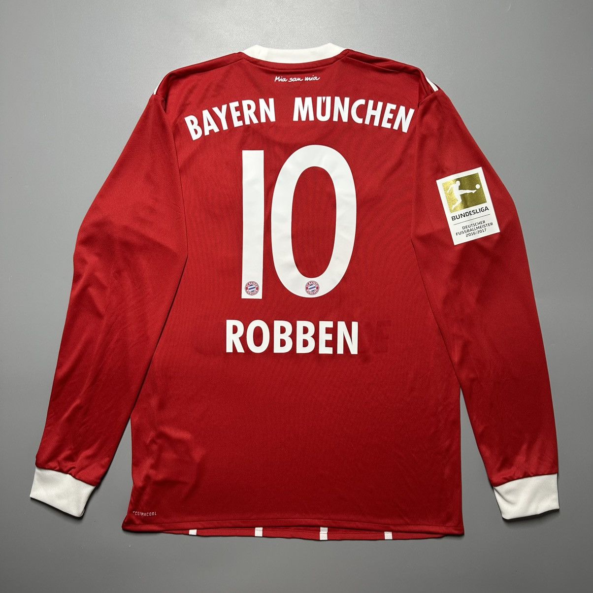 Vintage BAYERN ADIDAS 2017/2018 FOOTBALL HOME JERSEY #10 ROBBEN Size US M / EU 48-50 / 2 - 1 Thumbnail