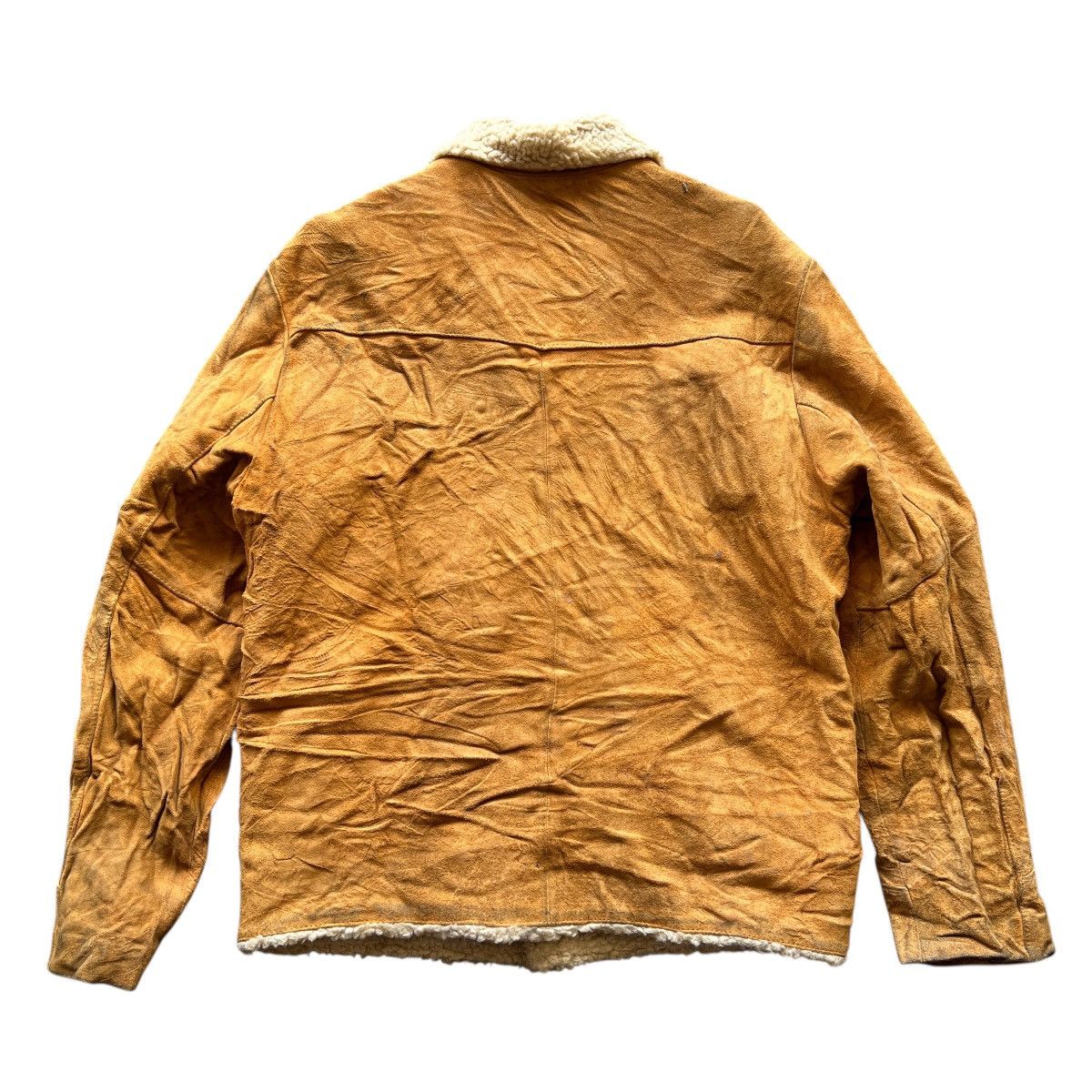 Sugar Cane Vintage Sugar Canes Suede Shearling Leather Western Jacket Size US L / EU 52-54 / 3 - 4 Thumbnail
