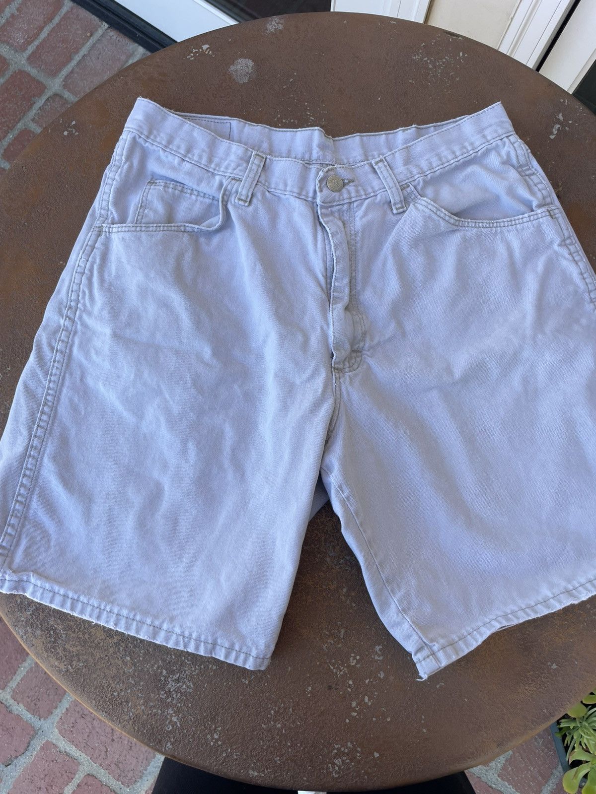 Levi's × Vintage × Wrangler Vintage men’s light wash wrangler shorts sz 34 Size US 34 / EU 50 - 1 Thumbnail
