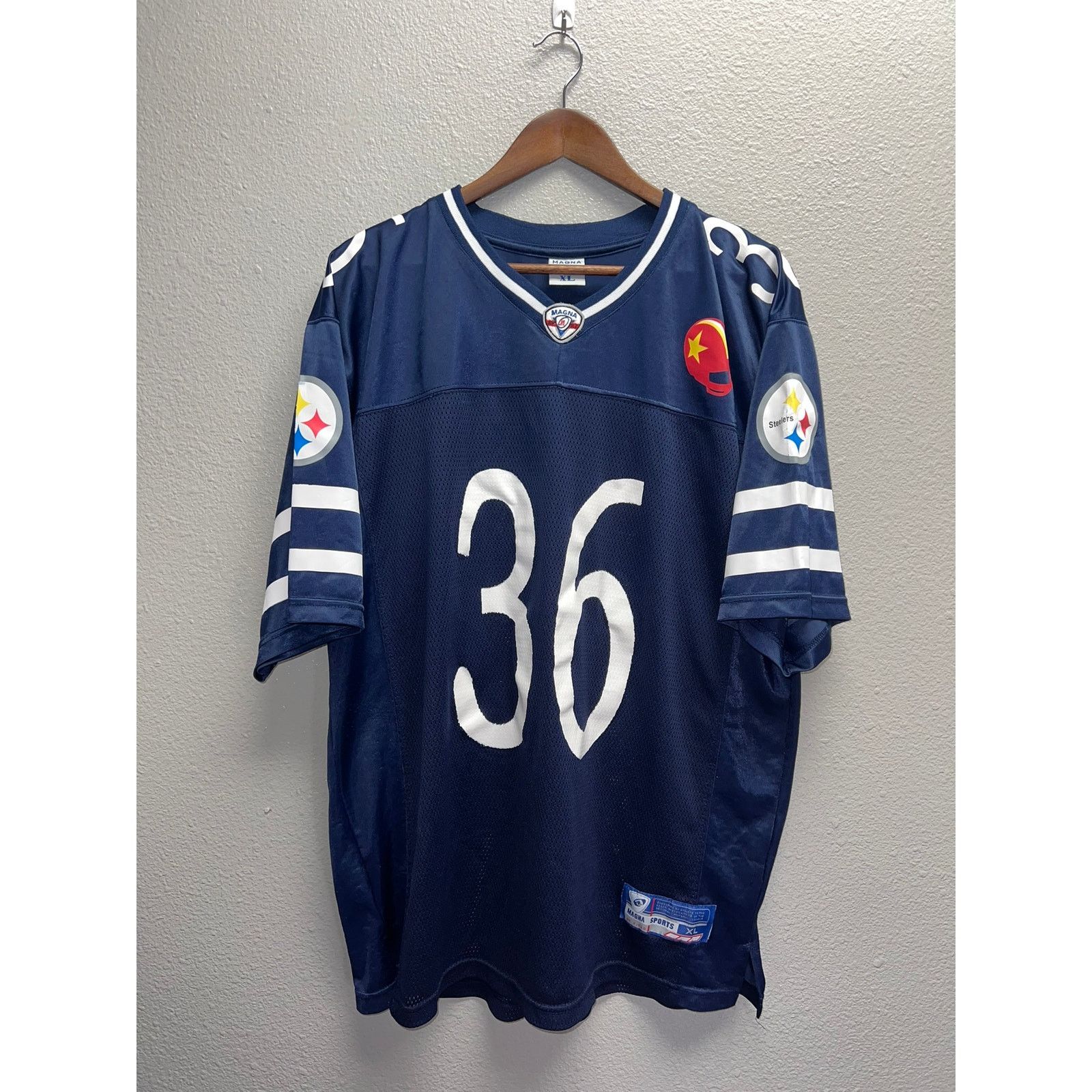 Vintage Vintage Jerome Bettis Jersey Magna Sports Football Rugby XL Size US XL / EU 56 / 4 - 1 Thumbnail