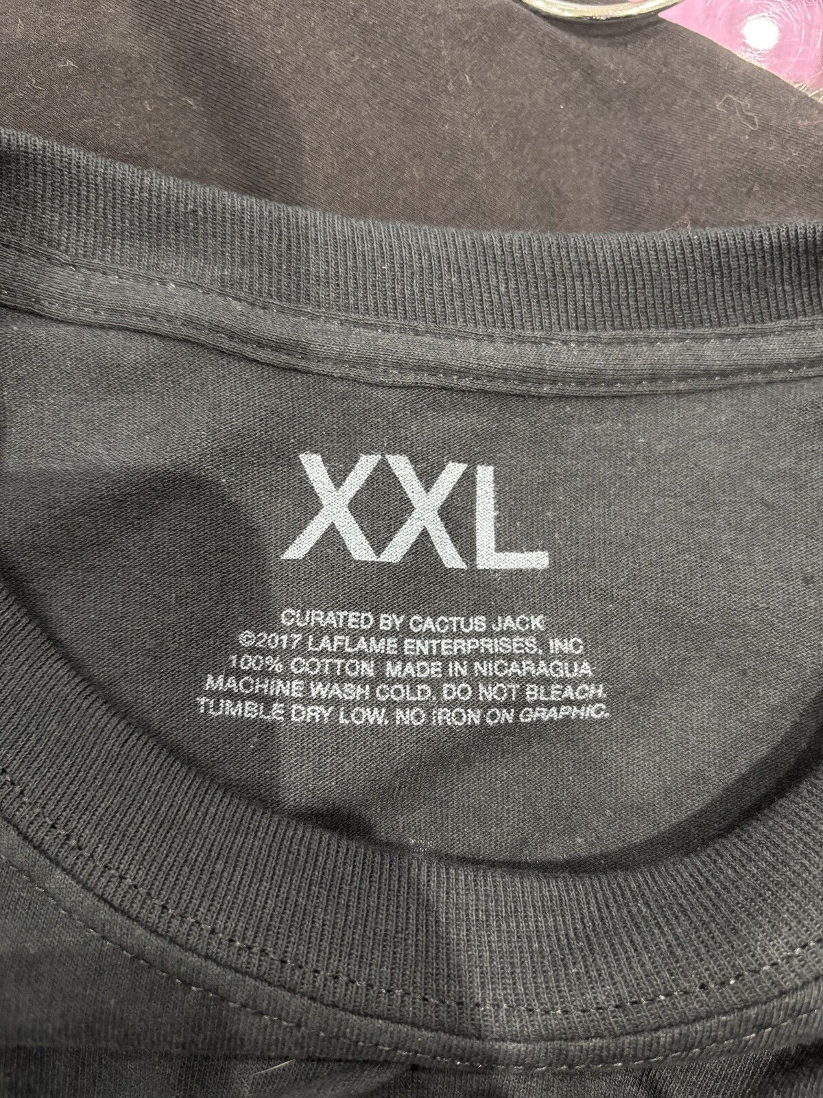 Travis Scott Travis Scott Birds Eye View Metallic Skull Tee Black Size US XXL / EU 58 / 5 - 5 Thumbnail