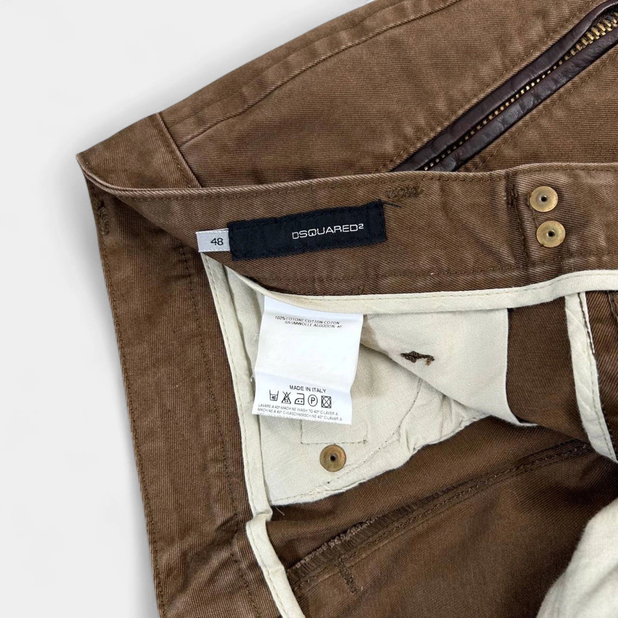 Dsquared2 Dsquared2 Brown Flare Pants Size US 34 / EU 50 - 5 Thumbnail