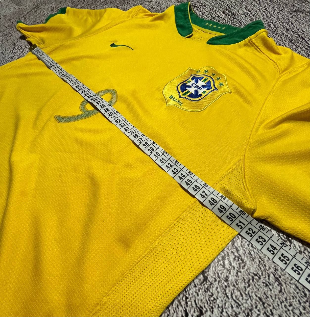 Nike × Vintage 2006 Ronaldo Brazil Match worn Shirt Jersey No. 9 Size M Size US M / EU 48-50 / 2 - 12 Thumbnail