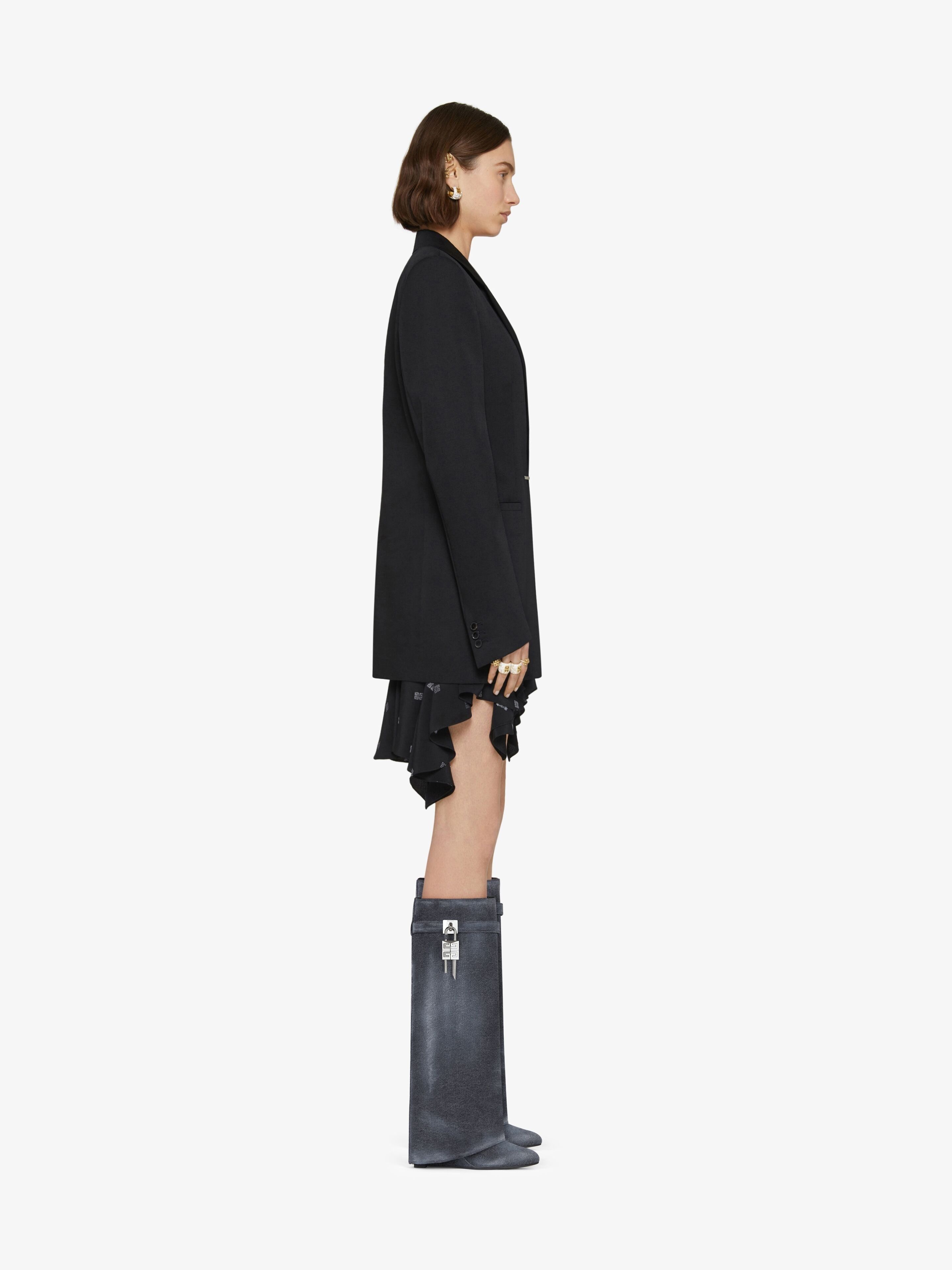 Givenchy o1srvl11e0525 Shark Lock Pant Boots 90mm in Black Size US 11.5 / IT 41.5 - 2 Thumbnail