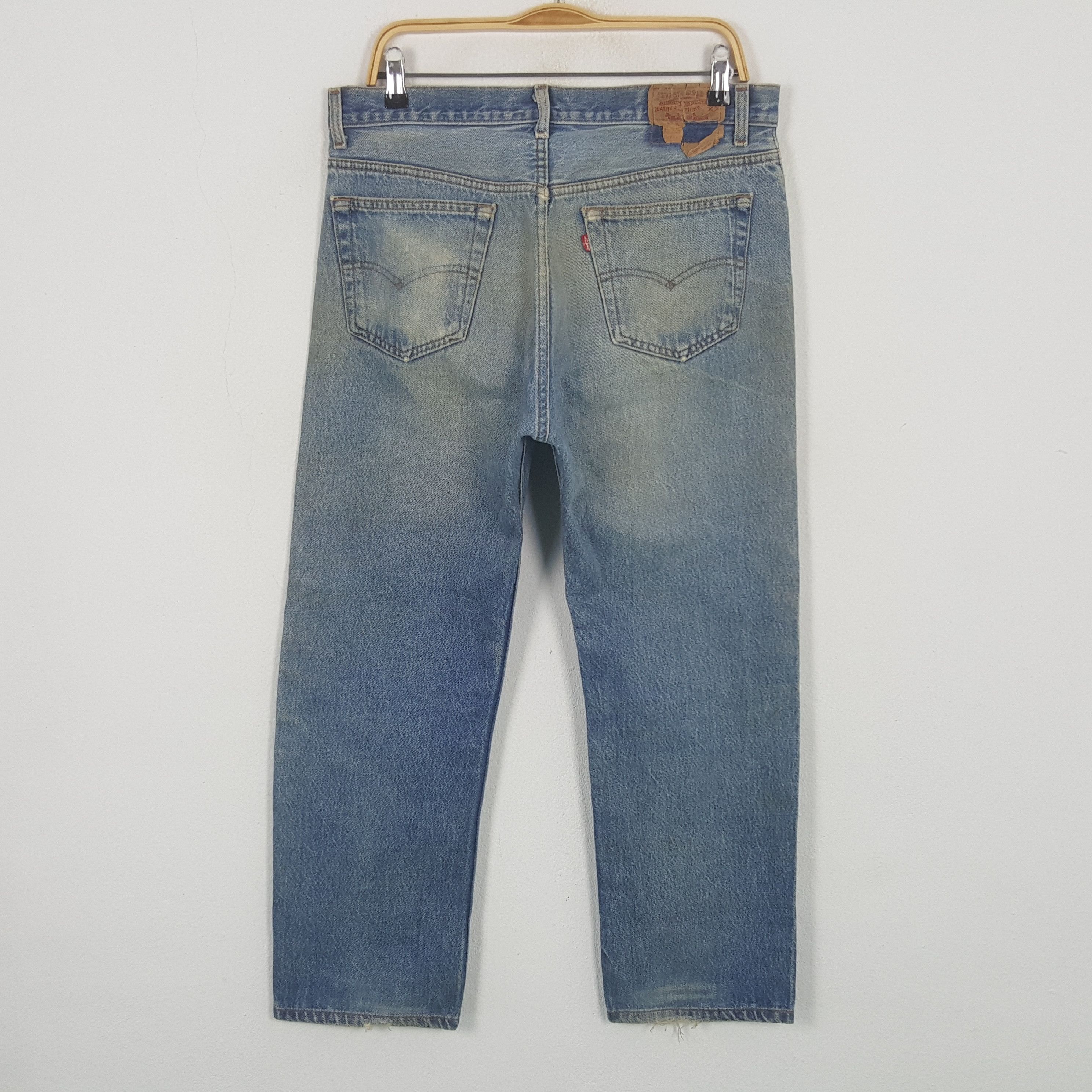 Levi's Vintage Clothing Vintage Levi's 501 Distressed Style Denim Jeans Size US 33 - 4 Thumbnail