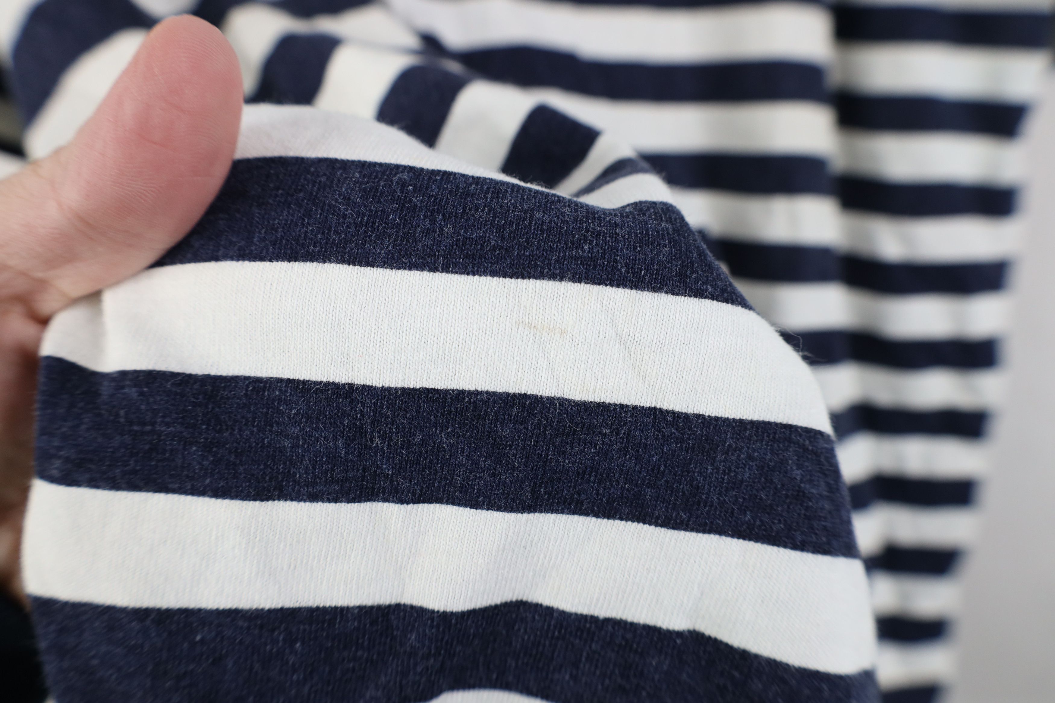 Vintage Vintage 90s Streetwear Striped Star Short Sleeve T-Shirt Size L / US 10 / IT 46 - 12 Thumbnail