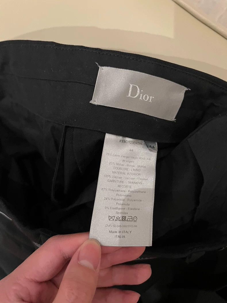Dior Dior Black men's wool trousers 2502-Nextarrow Size 44R - 2 Thumbnail