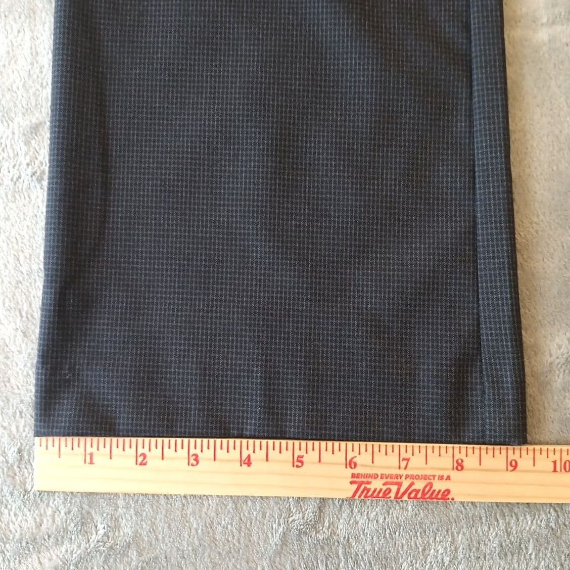 Ann Taylor Ann Taylor Petite Dress Pants Womens Size 12P Micro Check Blue Black Size 34" / US 12 / IT 48 - 7 Thumbnail