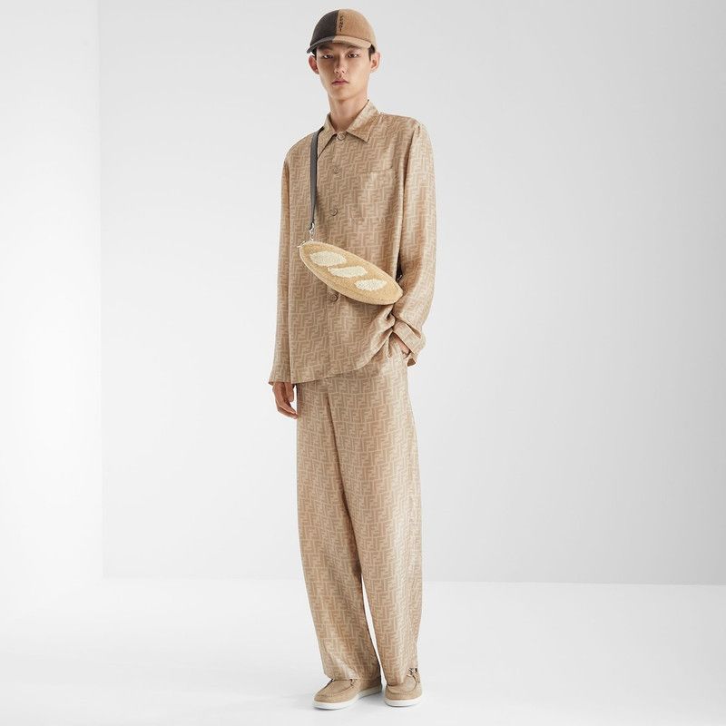 Fendi o1s1wg110526 Trousers in Beige Size US 32 / EU 48 - 4 Thumbnail