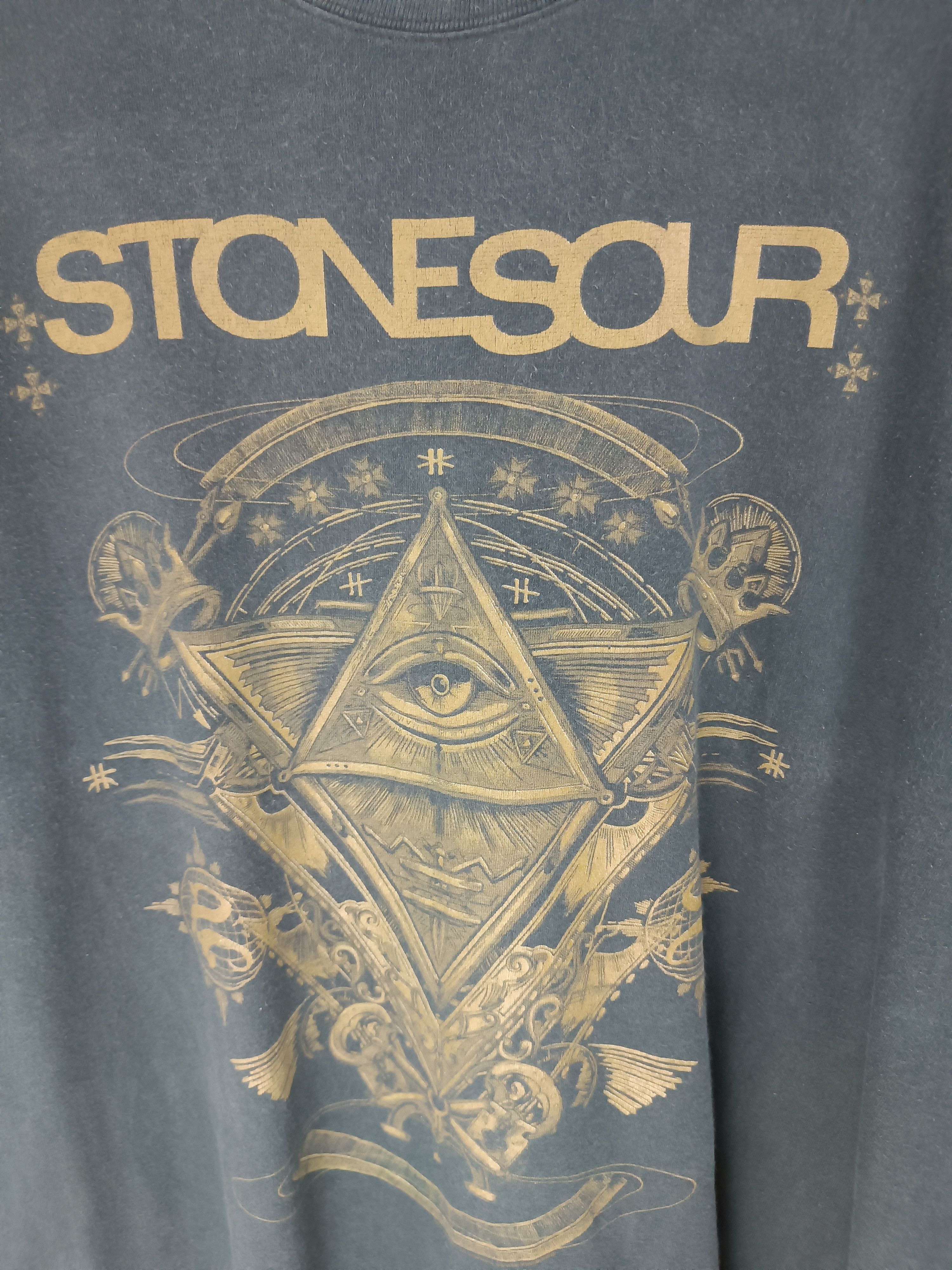 Band Tees VINTAGE 2000s STONE SOUR TEE slipknot disturbed flyleaf Size US XL / EU 56 / 4 - 10 Thumbnail