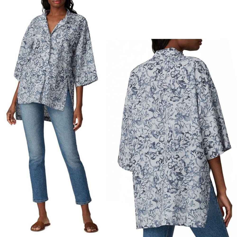 Other Victor Alfaro Collective Floral High Low Shirt Size XS Size XS / US 0-2 / IT 36-38 - 1 Thumbnail