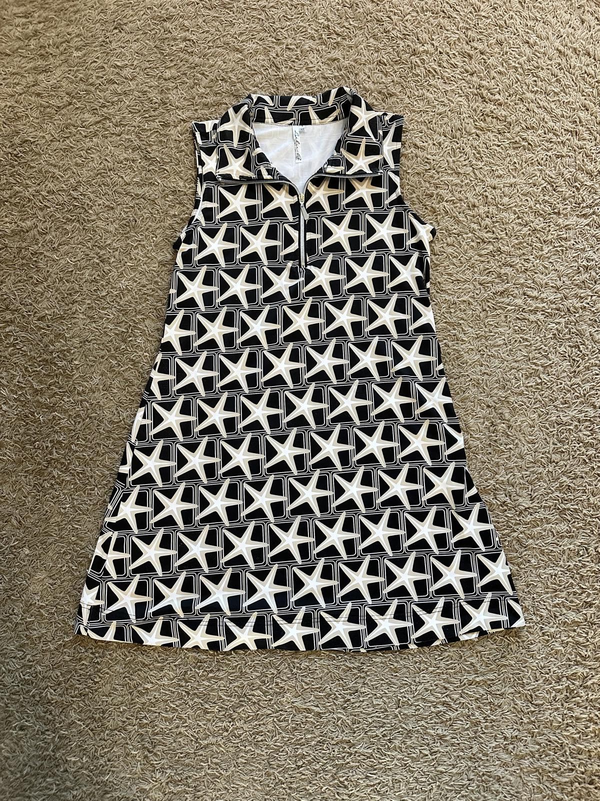 Designer Lilly B. Casual Dress with Starfish Print - Size M Size M / US 6-8 / IT 42-44 - 1 Thumbnail