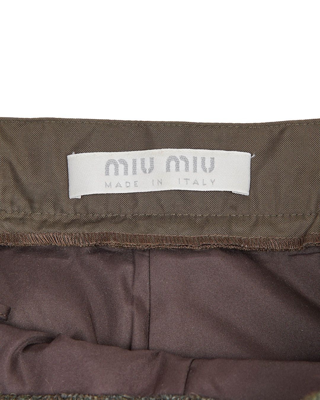 Miu Miu Miu Miu F/W1999 Wool Pant with Buckle Belt Legs Size 26" / US 2 / IT 38 - 3 Thumbnail