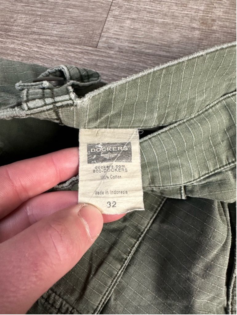 Dockers Men's vintage Dockers Cargo Shorts Size 32 Green Size US 32 / EU 48 - 7 Thumbnail