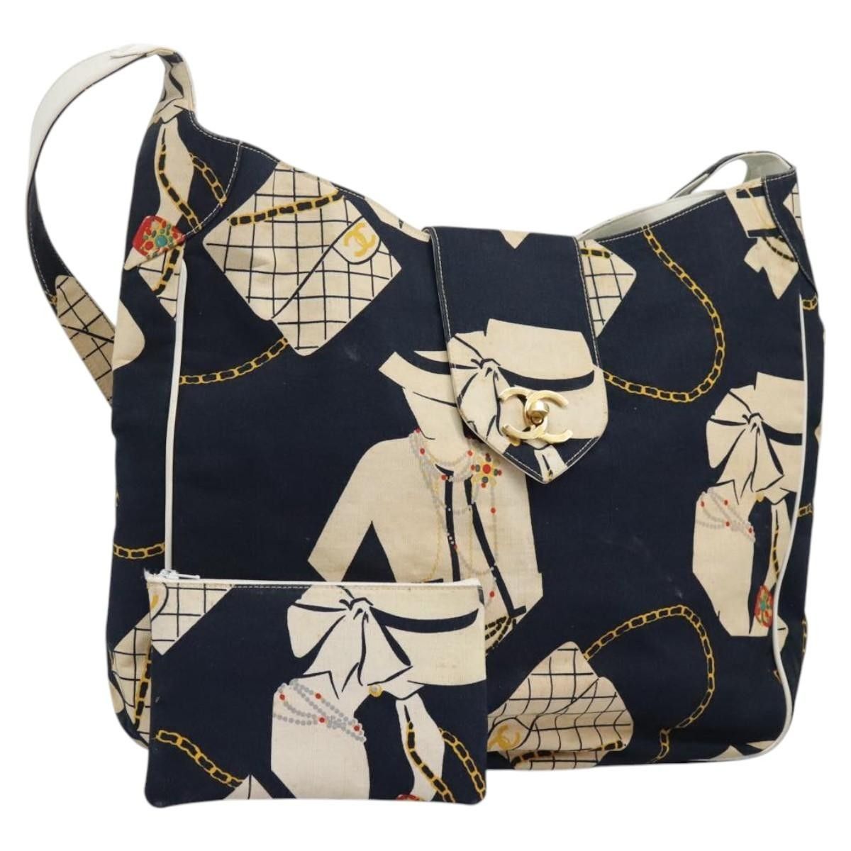 Chanel Chanel Miss Mademoiselle Shoulderbag Canvas Size ONE SIZE - 1 Thumbnail